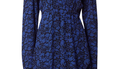 Guido Maria Kretschmer Women & Curvy Autumn/Winter 2023 pack shots - Guido-Maria-Kretschmer-Women-Curvy_AW23_Carla-dress_blue-black-print_5990_12712232