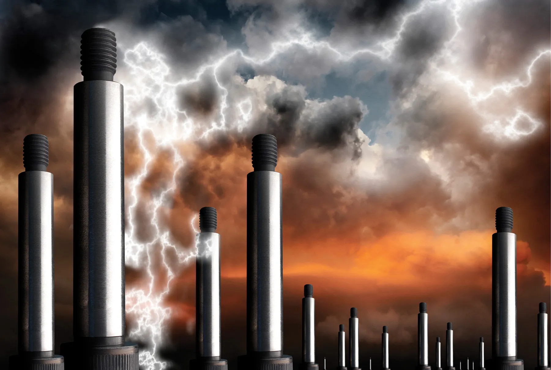 Shoulder screws, lightning, socket screws