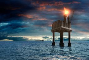 Oil Rig, North Sea Oil