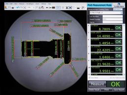Keyence digital measuring