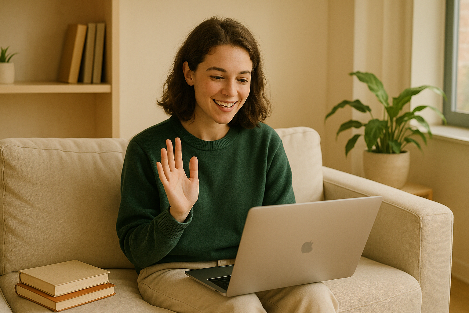 Studierende in der Online-Beratung
