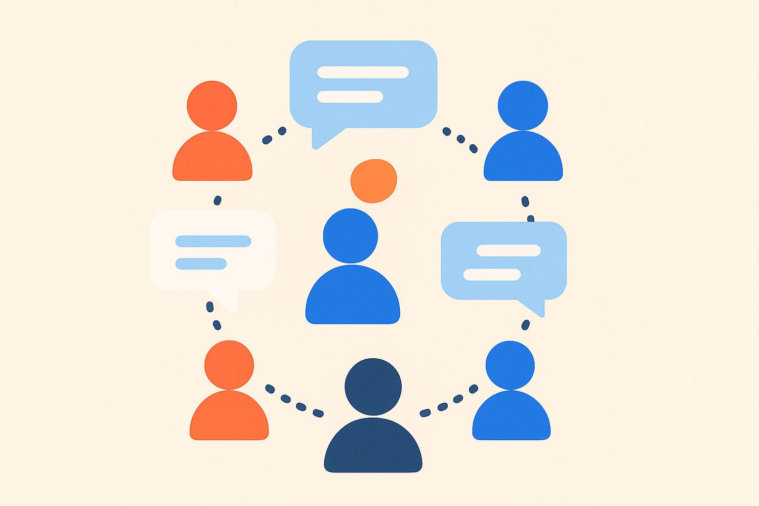 Moderierter Gruppenchat