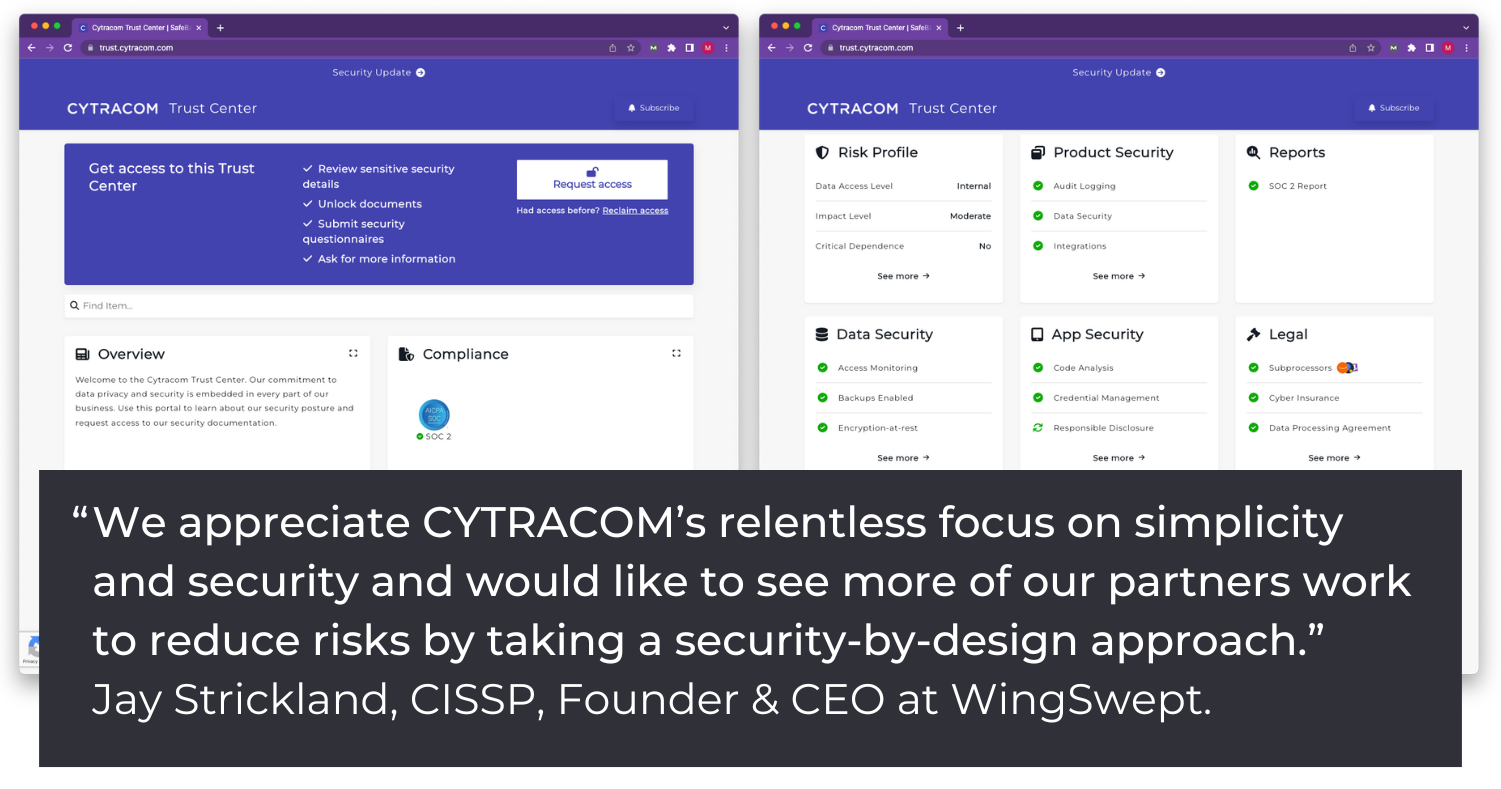 New Cytracom CISO Strengthens Security Posture; Announces Trust Center ...