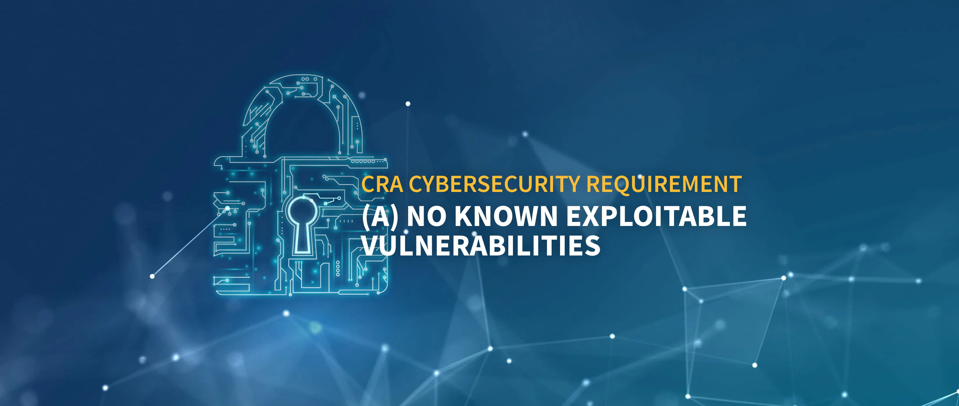 CRA Cybersecurity Requirement (a)