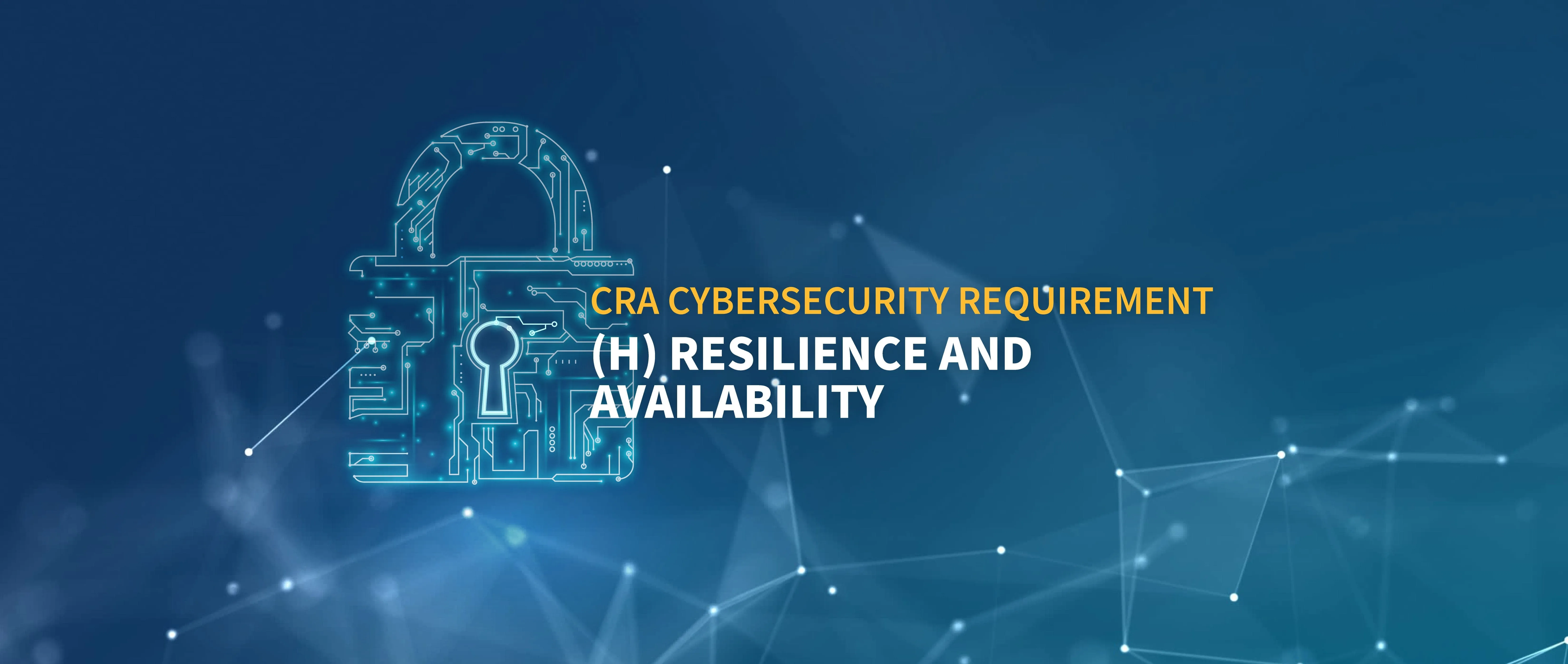 CRA Cybersecurity Requirement (h)