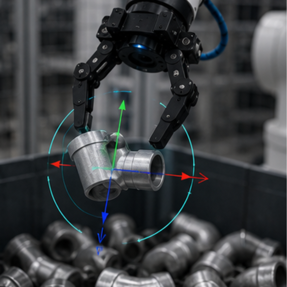 Detección de orientación de piezas mediante visión artificial