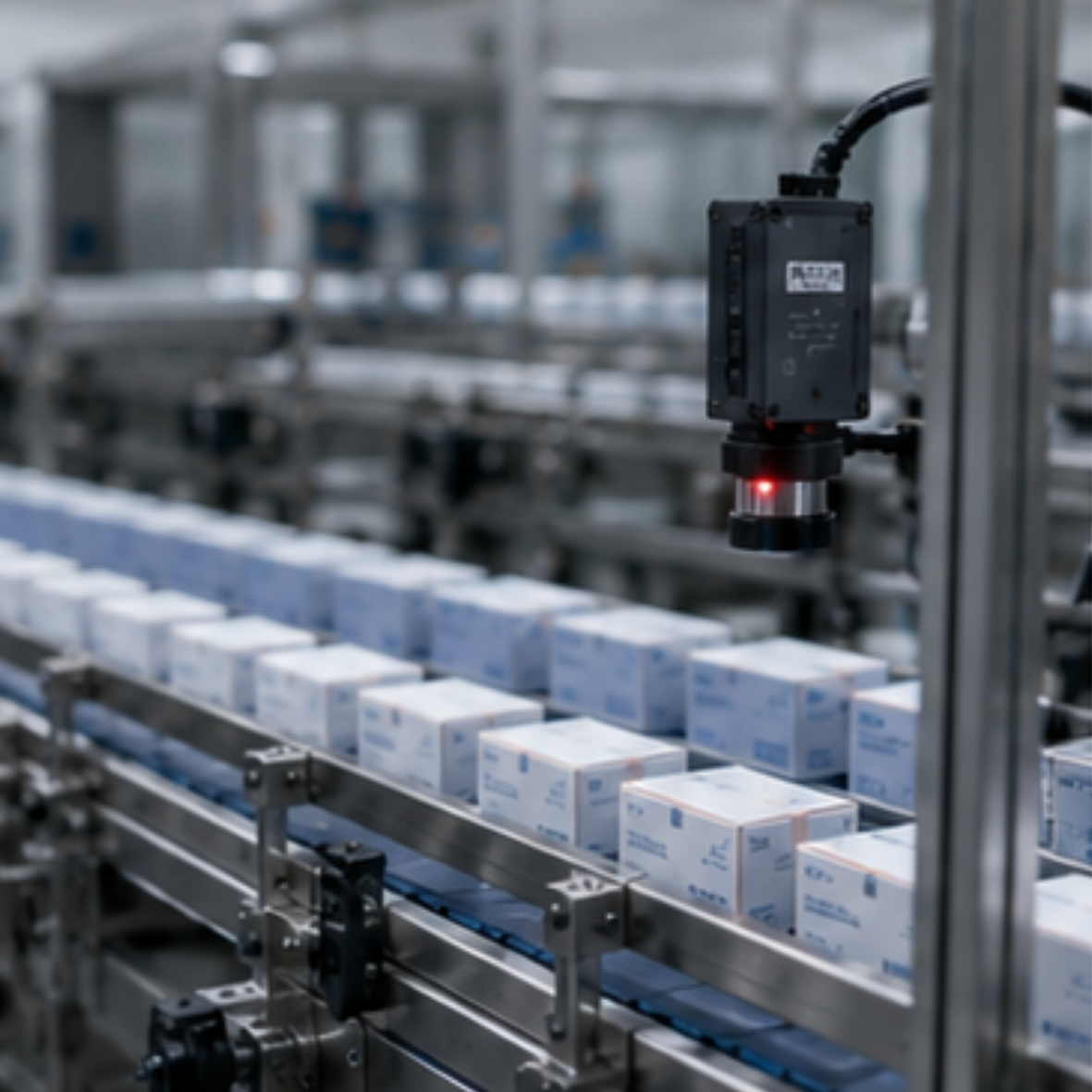 Recuento automático de productos mediante visión artificial en una línea de producción farmacéutica