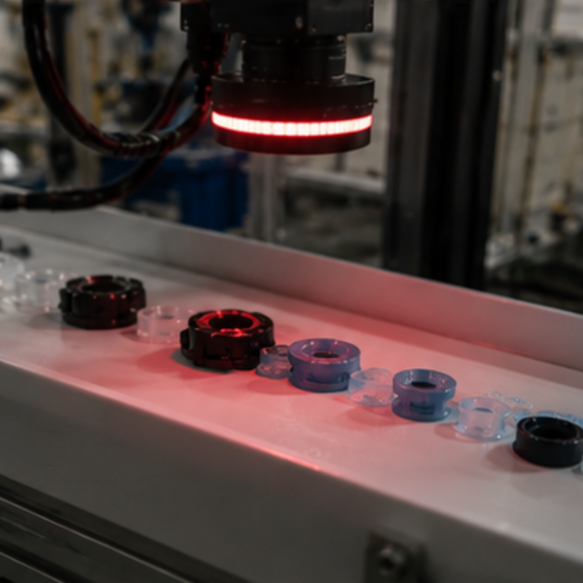 Clasificación automática de piezas industriales según su acabado y características visuales mediante visión artificial.