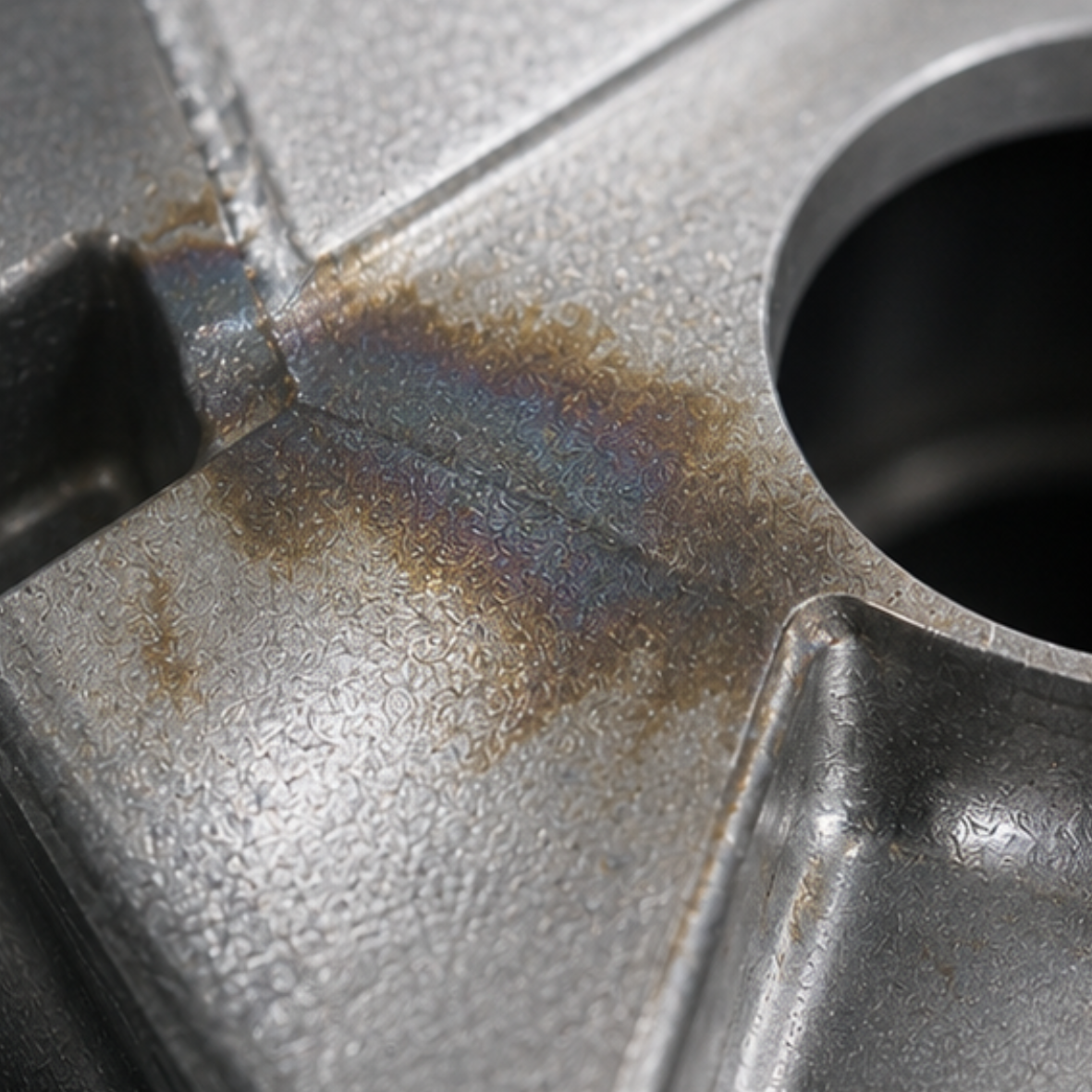Inspección automática de defectos estéticos y variaciones de acabado en piezas industriales.