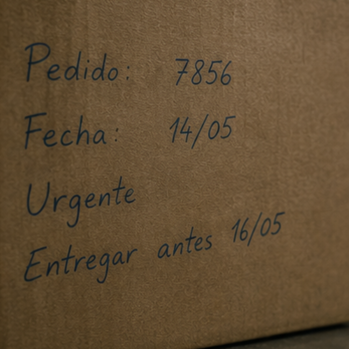 Reconocimiento de texto manuscrito sobre cajas y etiquetas industriales