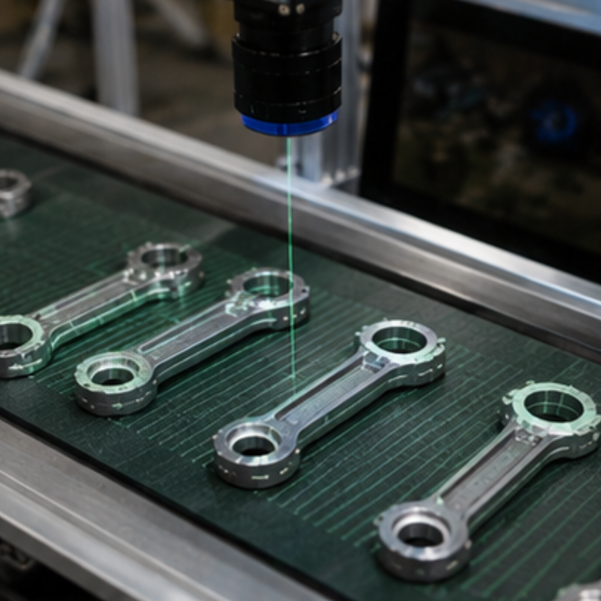 Identificación y clasificación de piezas industriales según su geometría y forma mediante visión artificial.