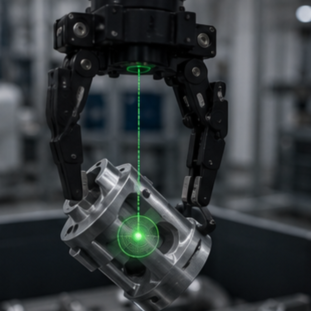 Cálculo inteligente del punto de agarre con visión artificial