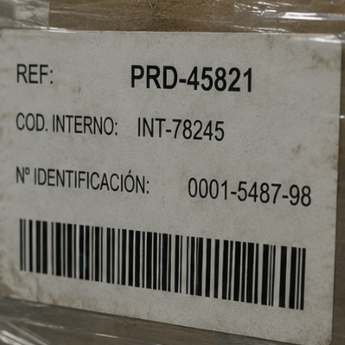 Lectura automática de referencias y códigos internos en etiquetas industriales