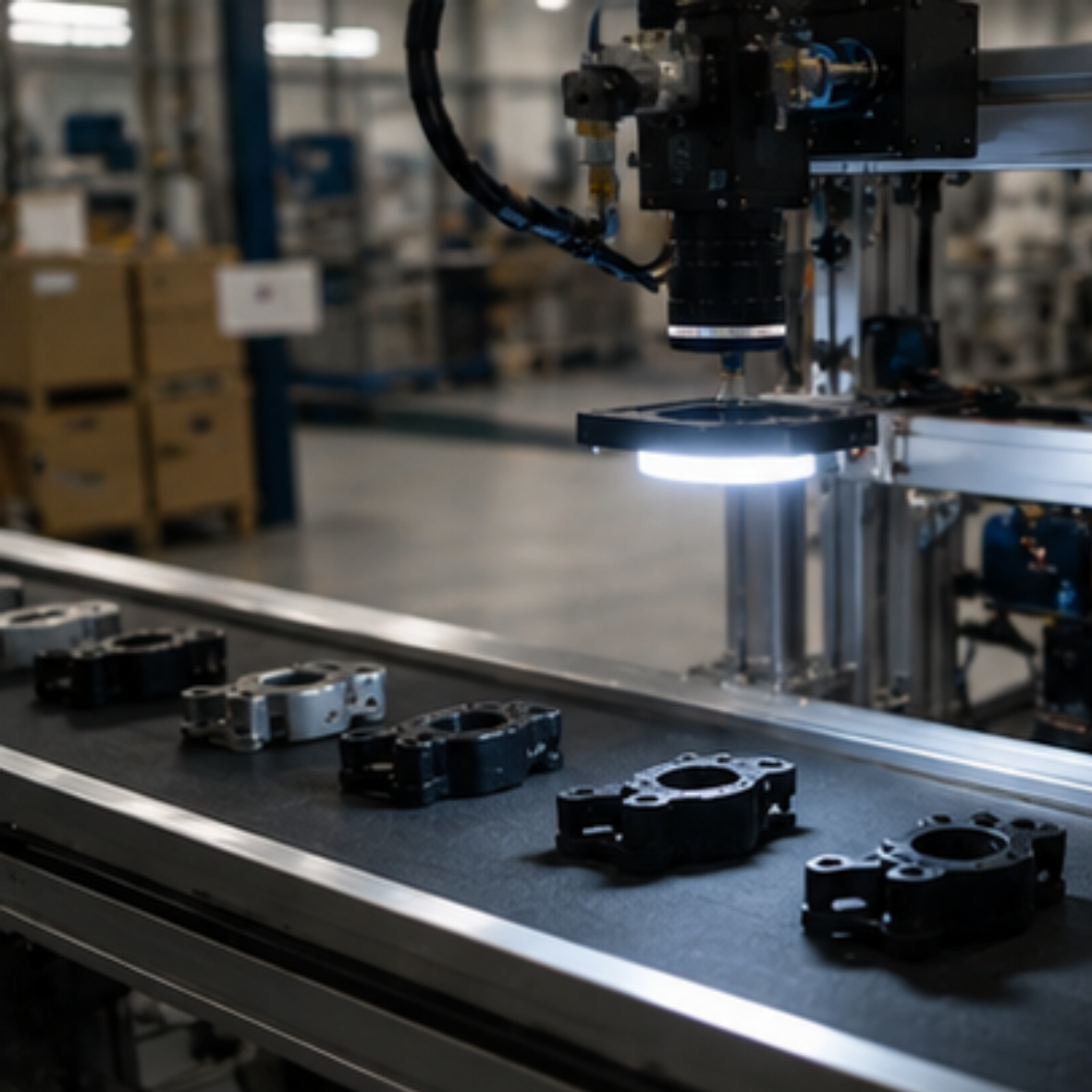 Clasificación automática de piezas industriales según su referencia mediante visión artificial.