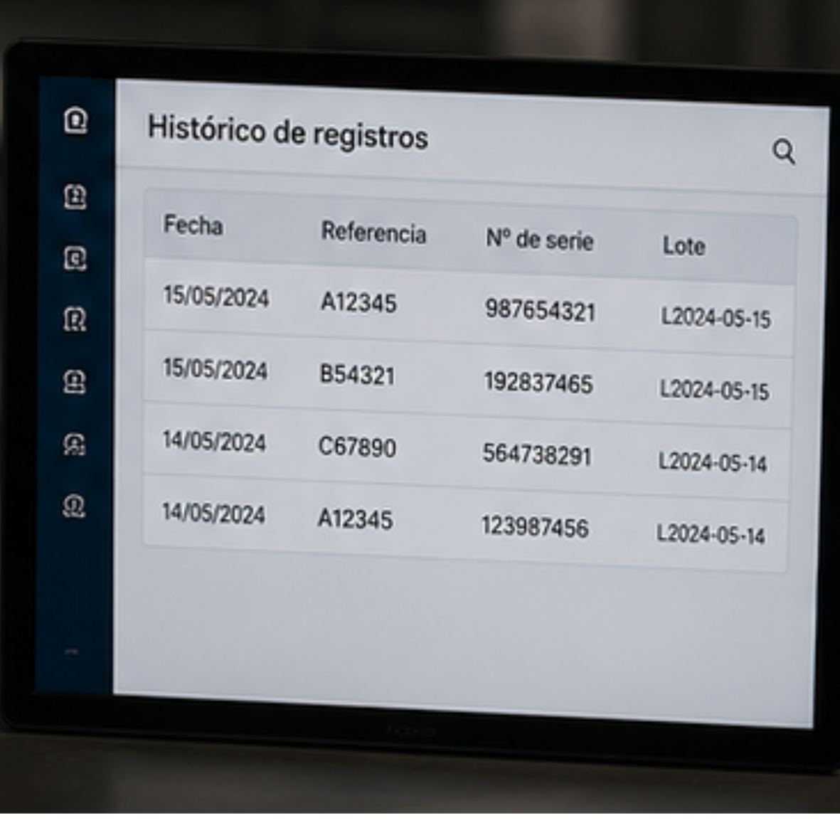 Registro automático de datos para garantizar la trazabilidad industrial
