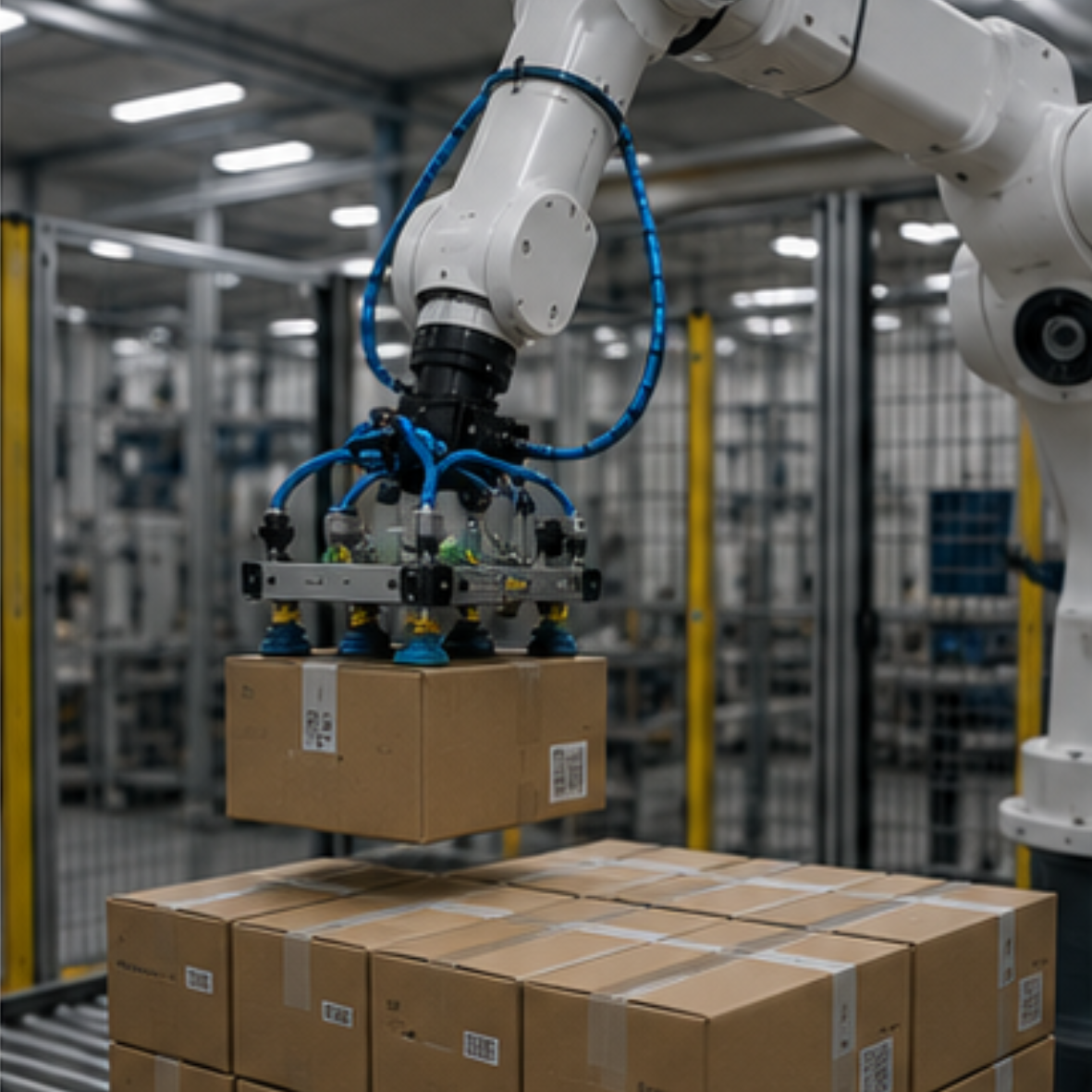 Paletizado automático mediante robot industrial