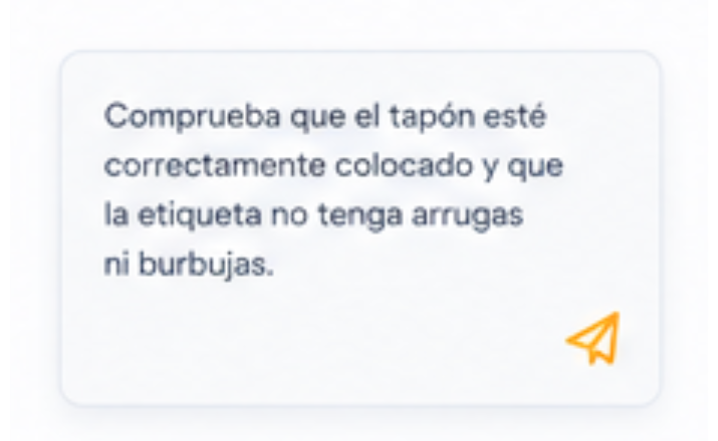 Configuración de una inspección visual industrial mediante inteligencia artificial en Rely