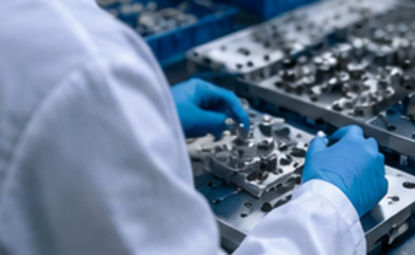 Identificación automática de piezas y posiciones durante un proceso de montaje farmacéutico mediante visión artificial