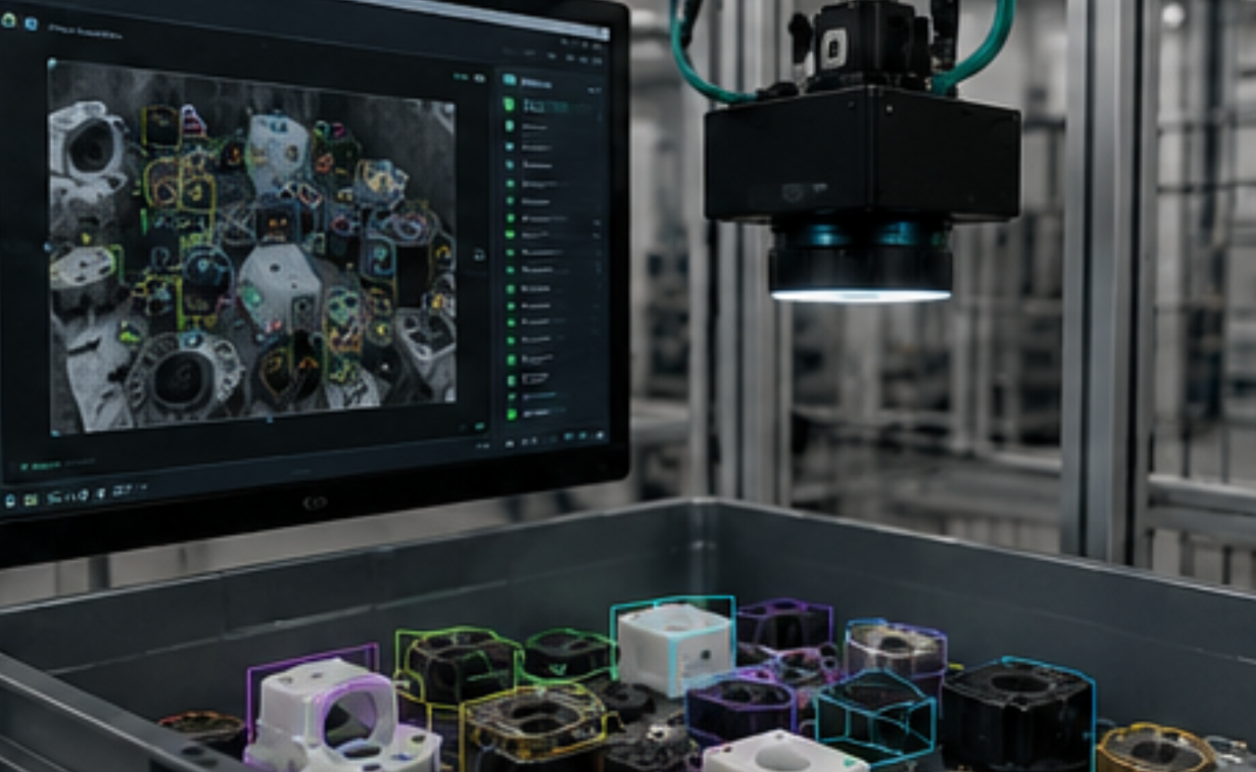Detección automática de objetos mediante visión artificial para Bin Picking
