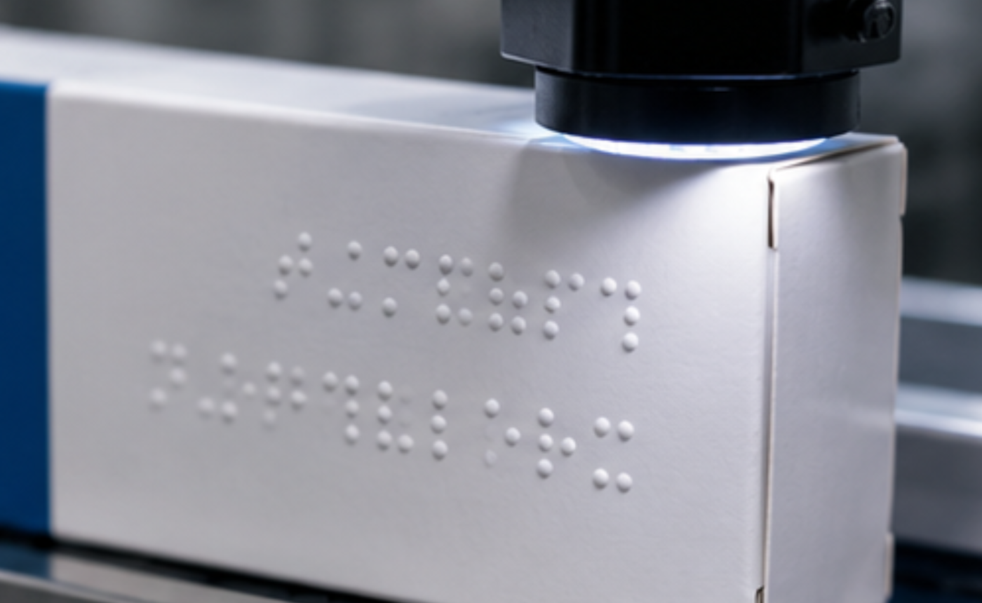 Inspección automática de braille en envases farmacéuticos mediante visión artificial