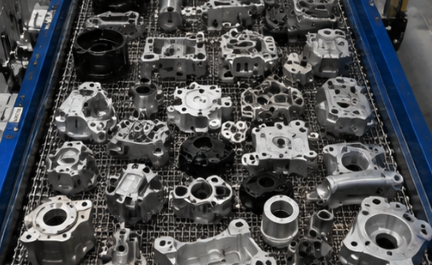 Clasificación automática de diferentes referencias de piezas industriales en una línea de producción mediante visión artificial.