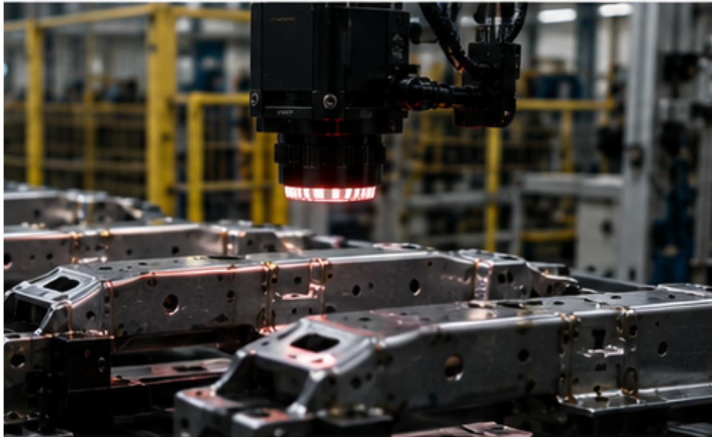 Inspección automática de diferentes referencias y configuraciones de soldadura mediante visión artificial industrial.