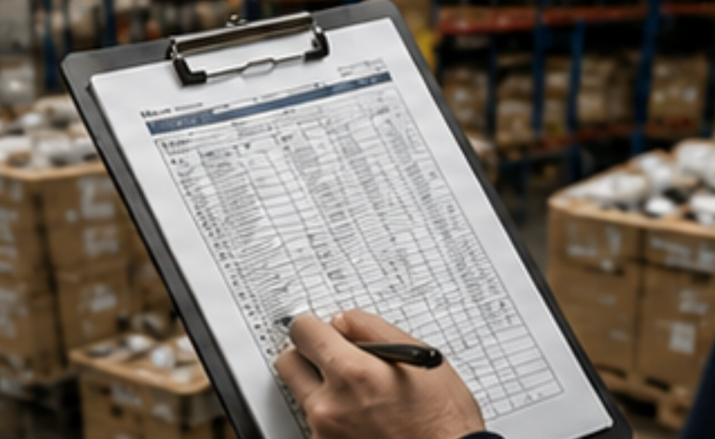 Clasificación manual de productos con criterios no homogéneos en logística