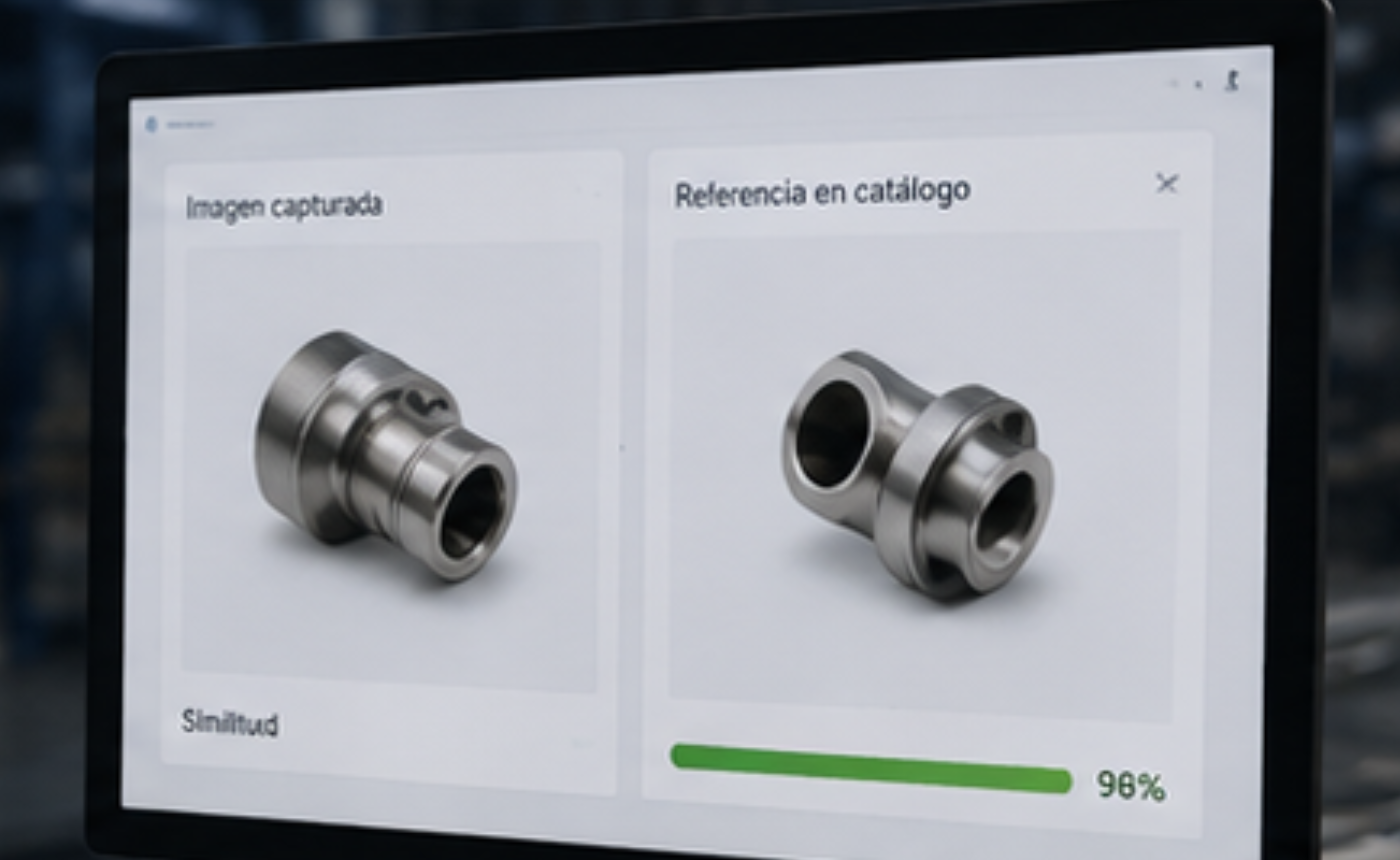 Comparación inteligente entre la imagen del producto y la documentación técnica mediante inteligencia artificial