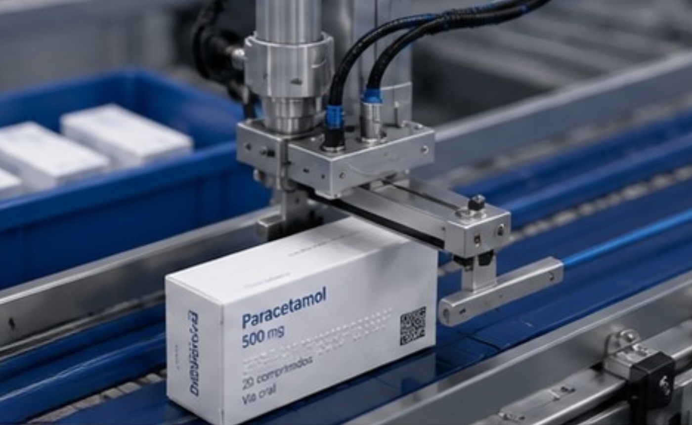 Integración de los resultados de inspección con sistemas PLC, MES, SCADA y calidad en la industria farmacéutica