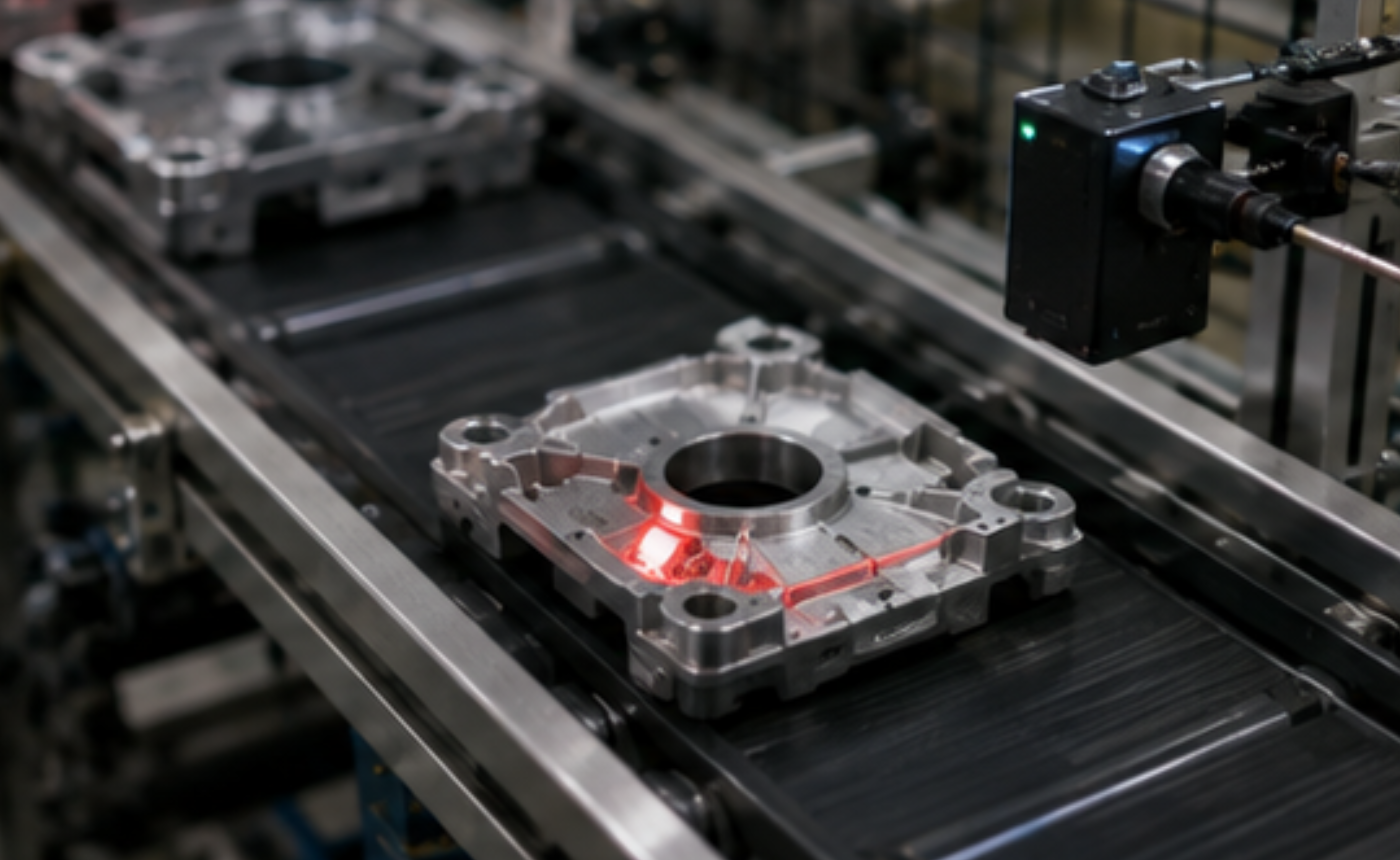 Clasificación automática de piezas industriales conformes y no conformes según el resultado de la inspección visual.