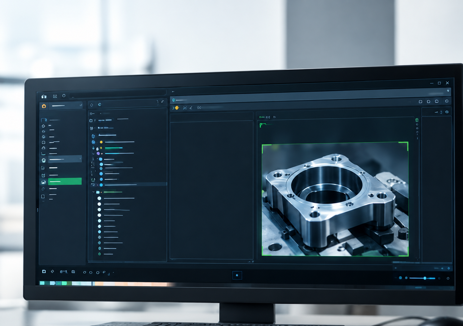 Entorno de desarrollo de aplicaciones de visión artificial para inspección y control de calidad industrial.