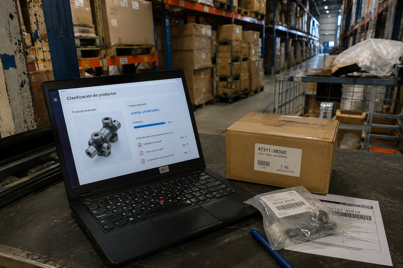 casificacion de productos por familia logistica