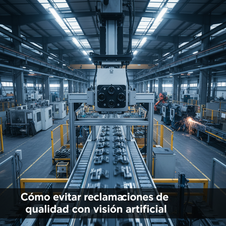 Cómo evitar reclamaciones de calidad con visión artificial