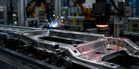 Inspección automática de uniones soldadas mediante visión artificial para verificar la presencia y calidad de cada soldadura en una línea industrial.