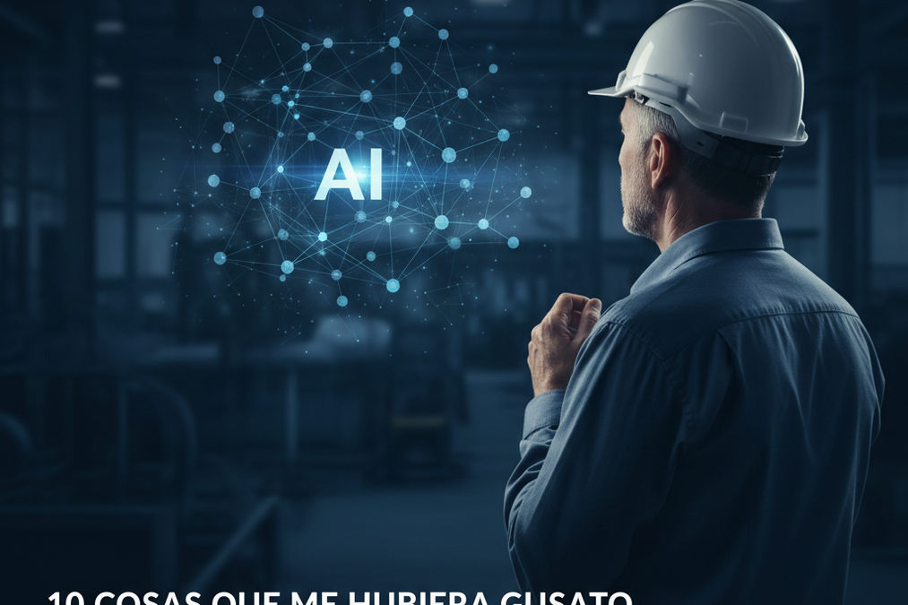 10 cosas que me hubiera gustado conocer en mi primer proyecto de IA en una fábrica