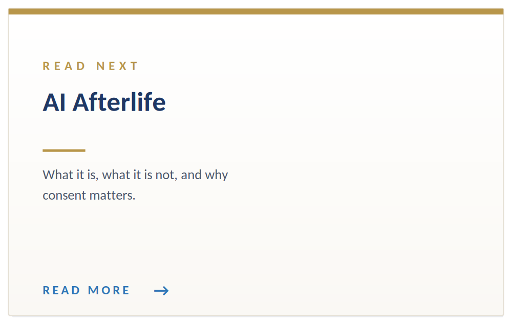 AI Afterlife