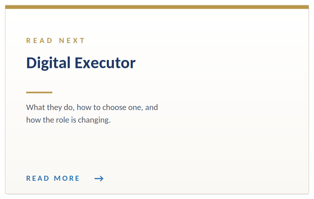 Digital Executor