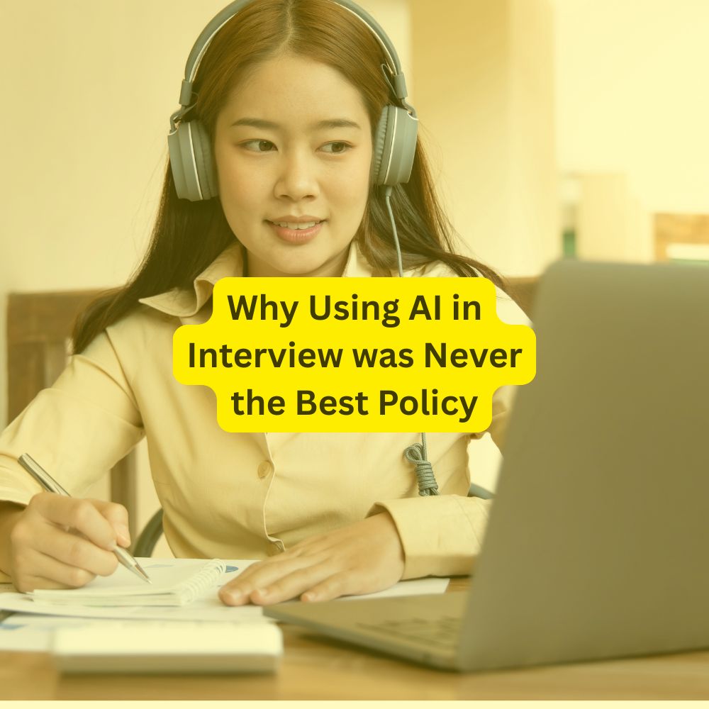 girls in online interview