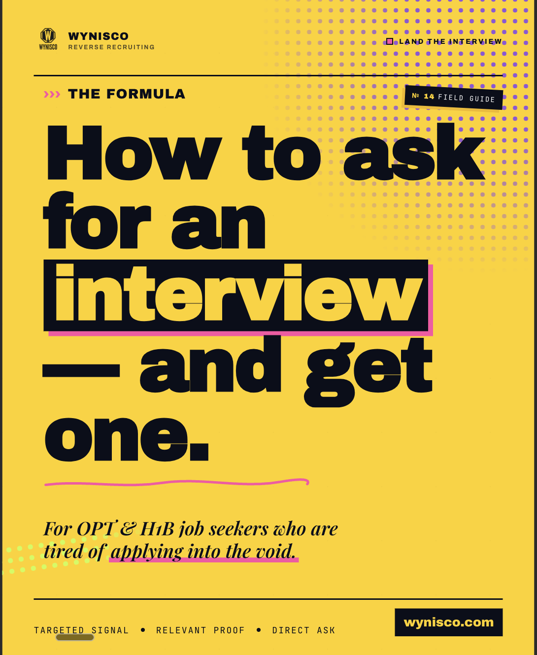 How to ask for interview cover