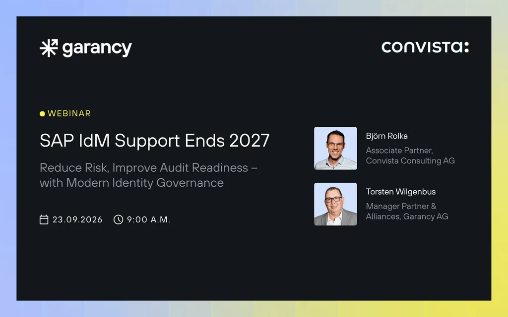 Garancy webinar title image with Convista