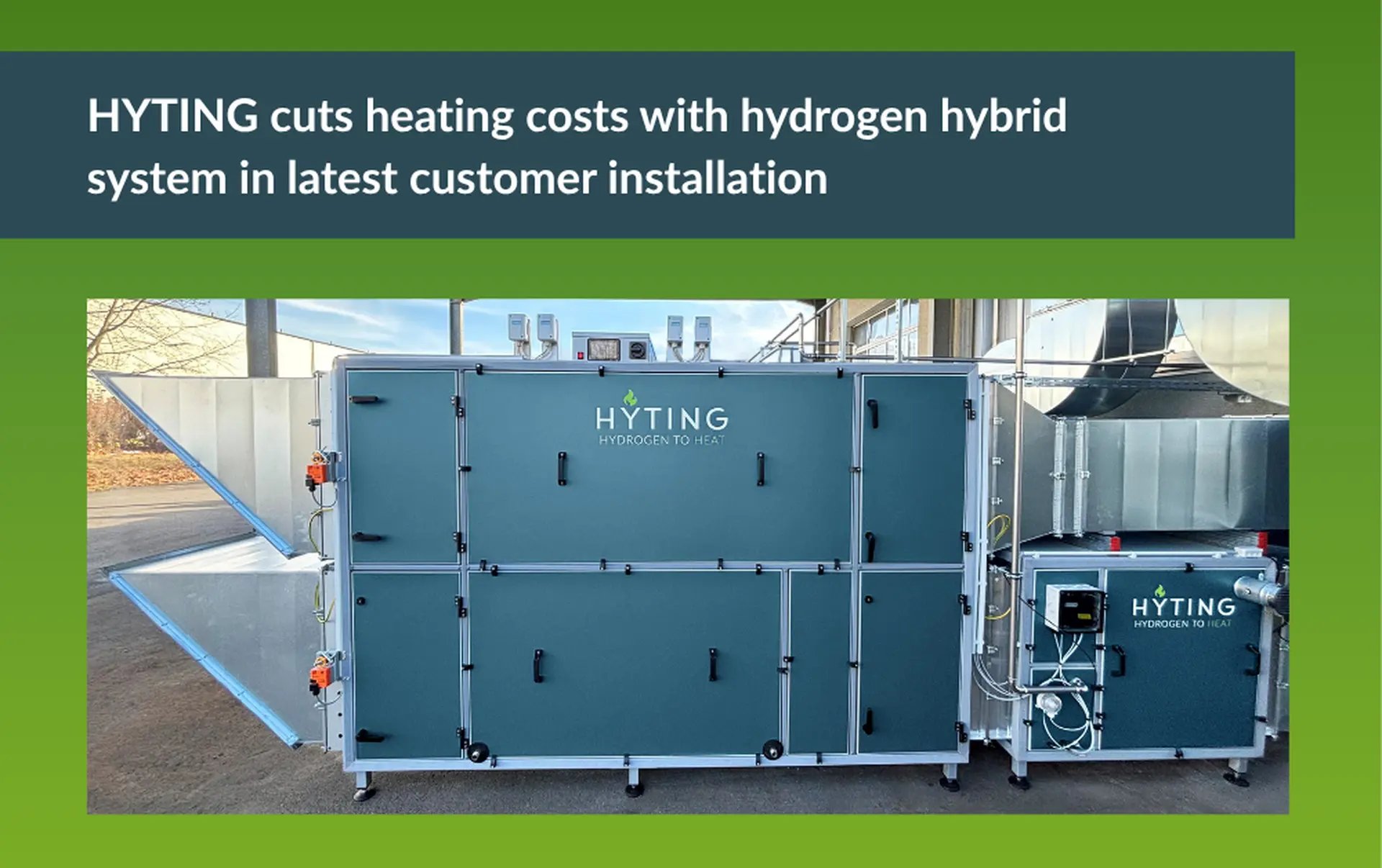 Peak load management reaches the next level as HYTING commissions its second customer installation.