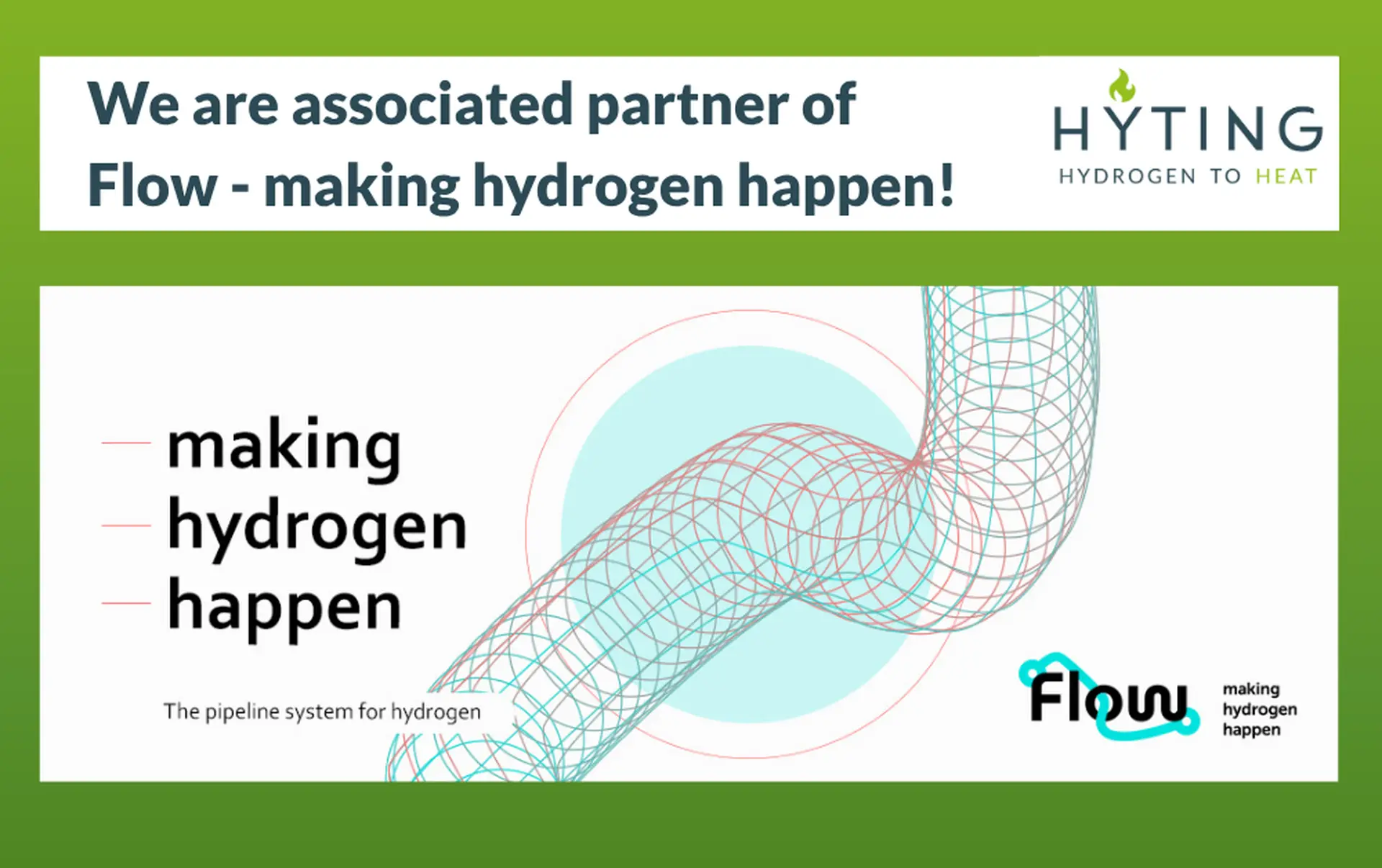 HYTING becomes associated partner of GASCADE’s hydrogen initiative “Flow – making hydrogen happen”