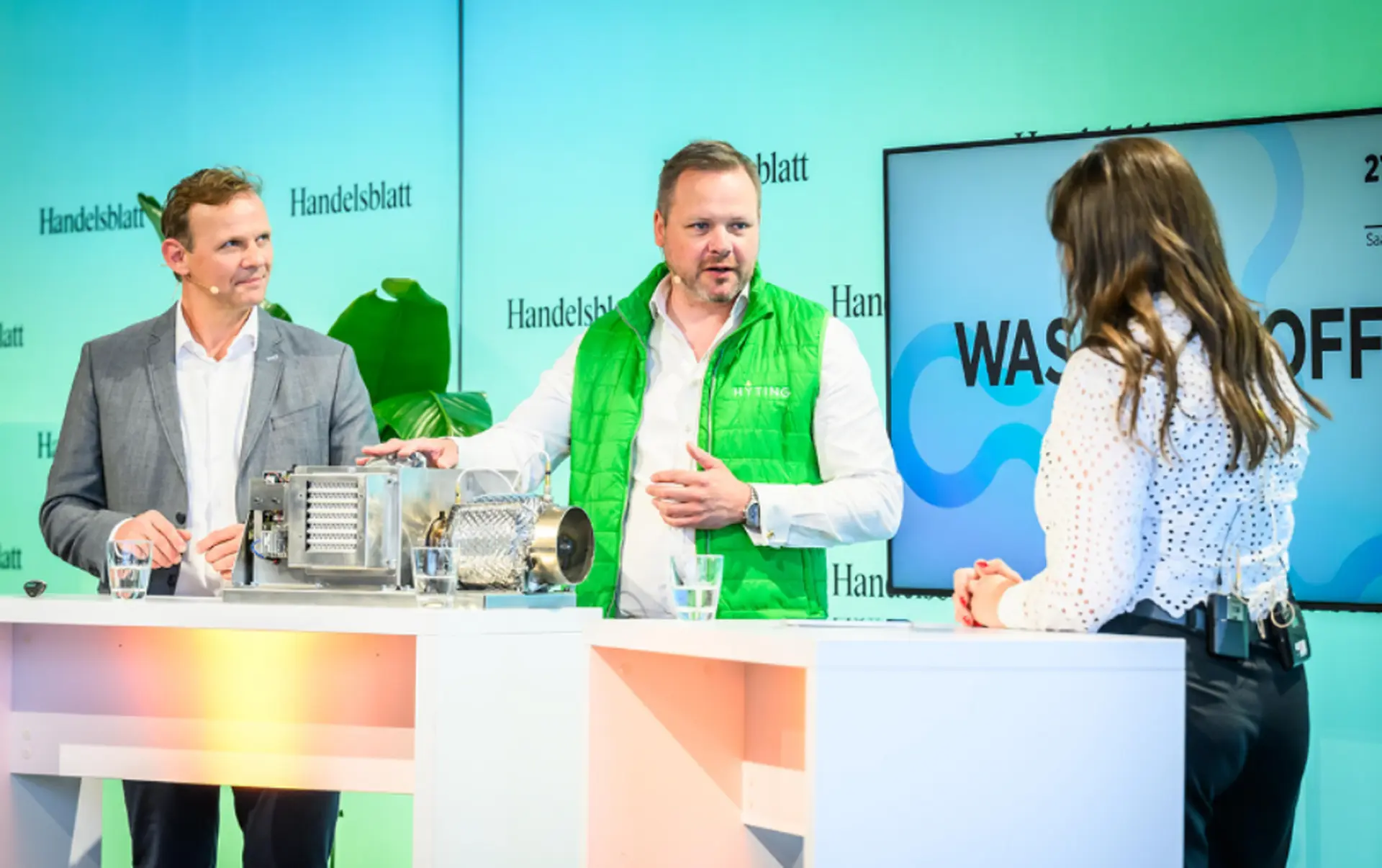 HYTING CEO Tim Hannig at the Handelsblatt Summit