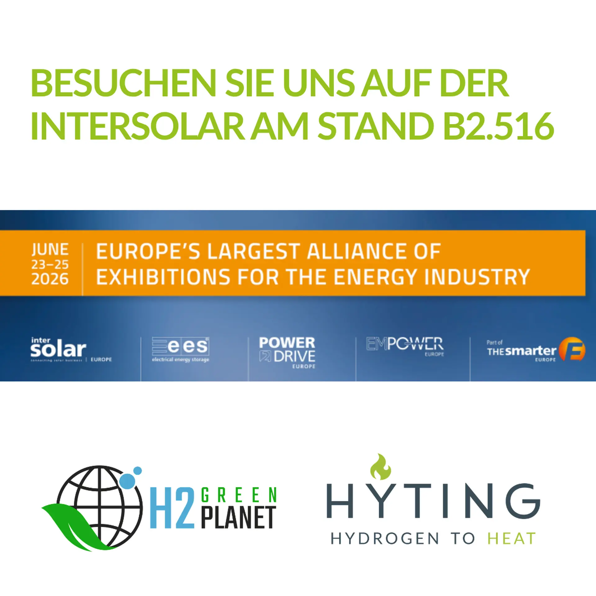 HYTING erstmals auf der Intersolar Europe 2026