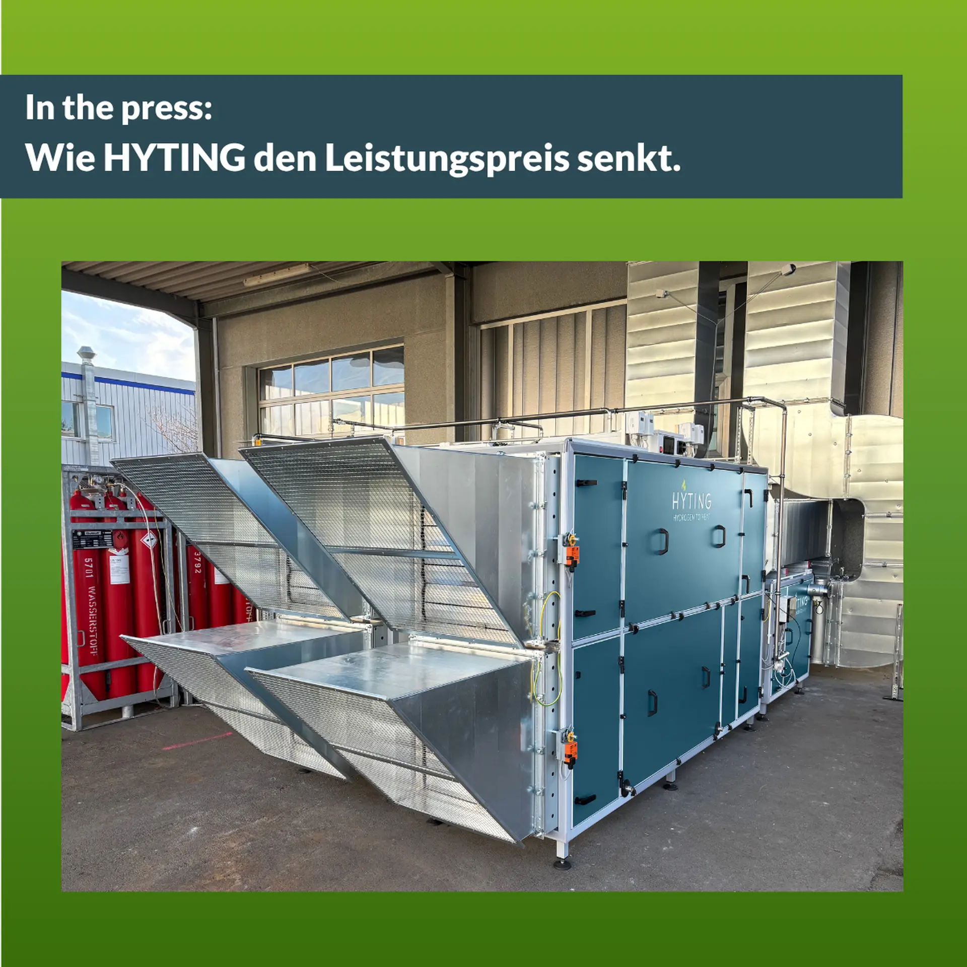 Springer Professional has featured HYTING's installation in Markkleeberg near Leipzig.