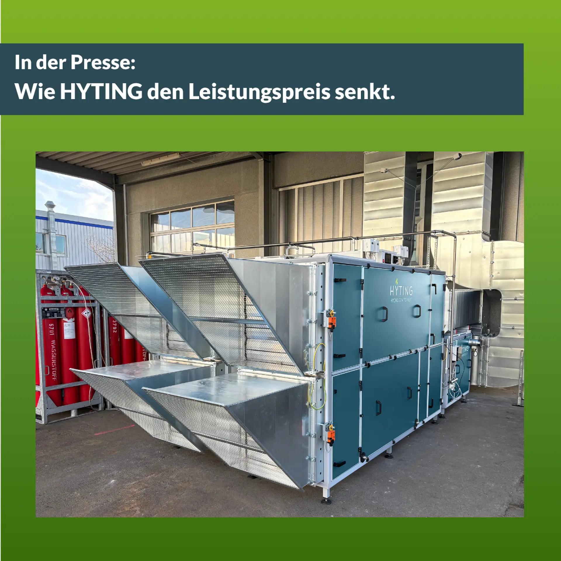 In der Presse: Wie HYTING in Markkleeberg den Leistungspreis senkt.