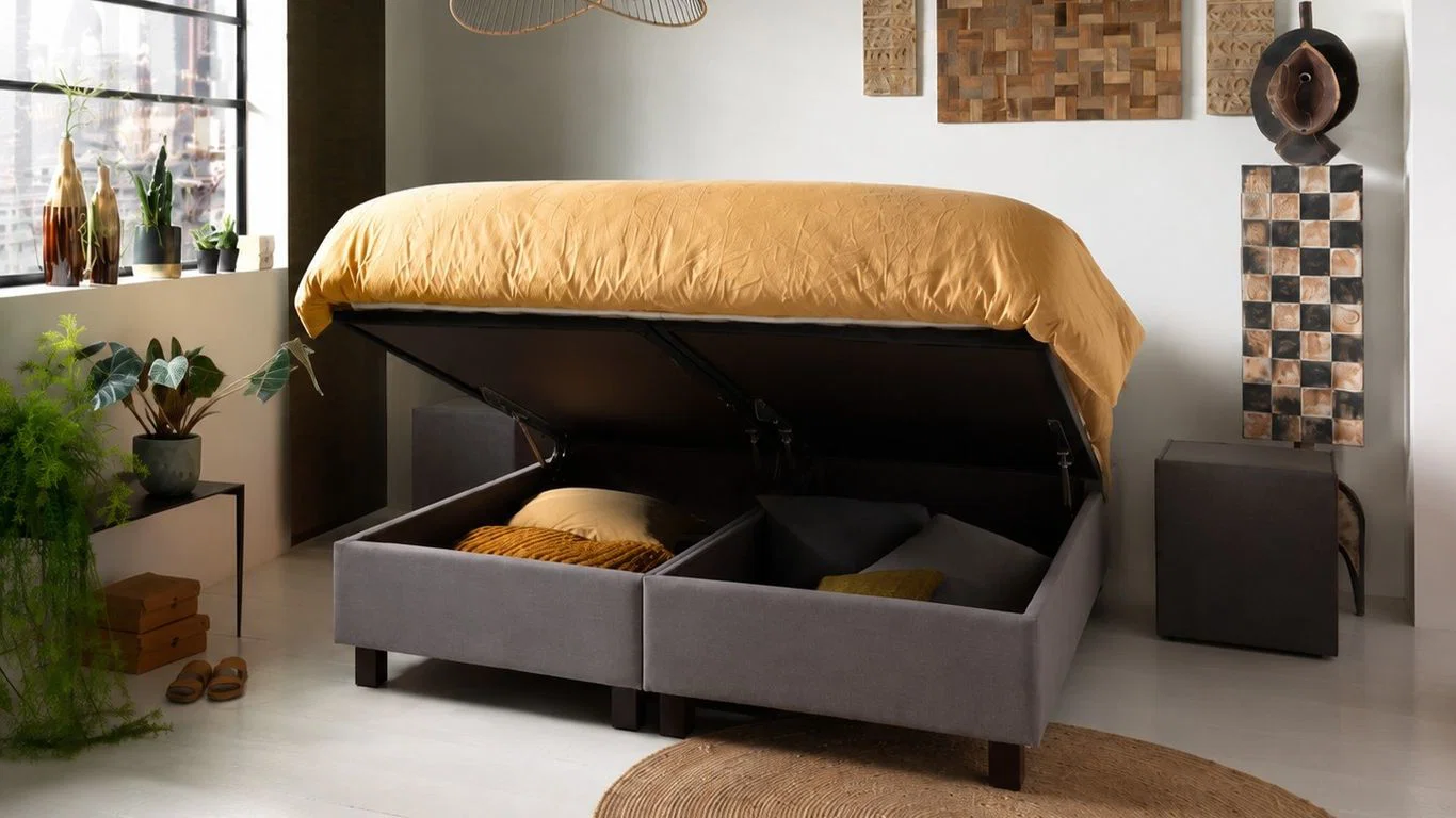 Sleepy Scandinavian Storage Superior Hotelbox als complete bedset