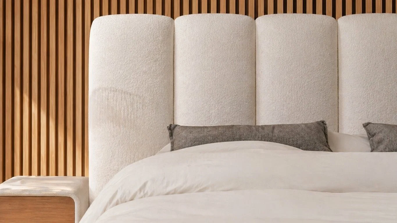 Serta Malibu boxspring met gestoffeerd hoofdbord en verzorgde afwerking
