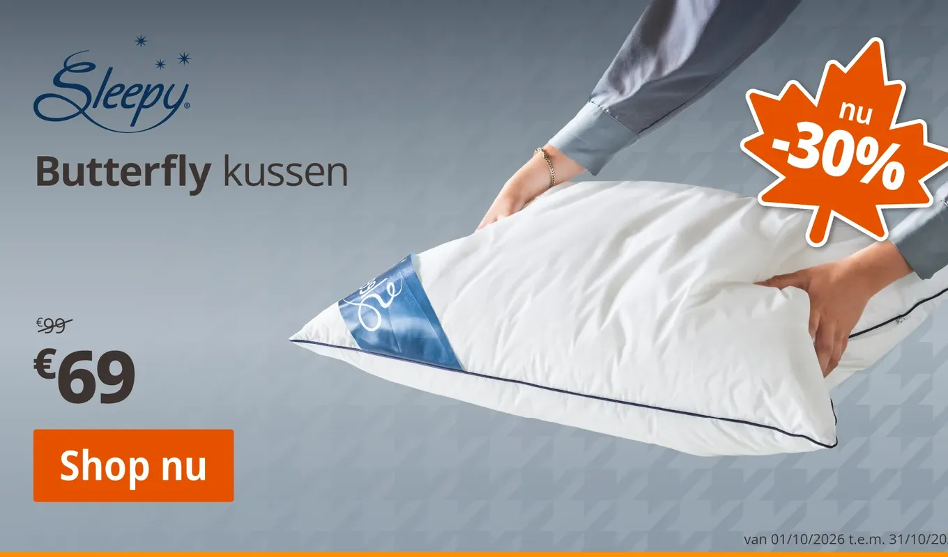 Sleepy Butterfly Luxe kussen