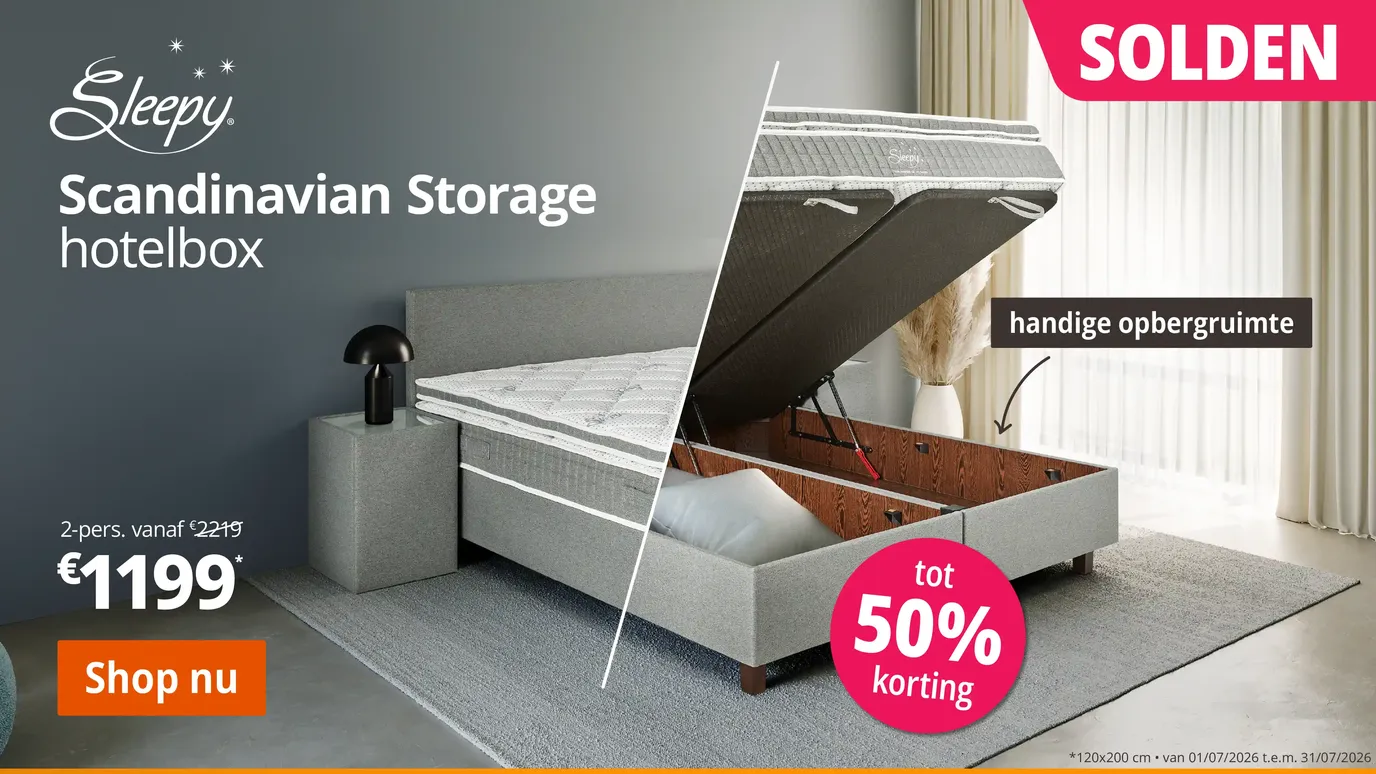 Scandinavian storage hotelbox